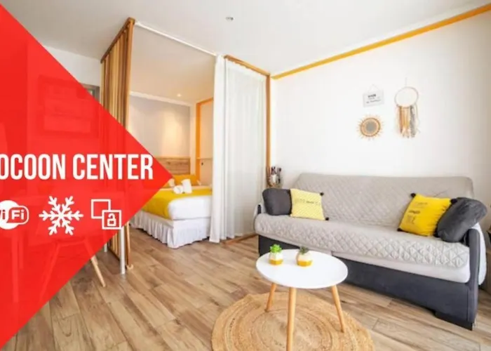 Cocoon Center - Rue d\'antibes - 200m plage- Clim - wifi - Unique